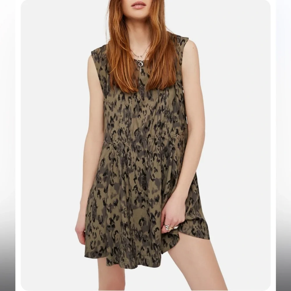 FREE PEOPLE Women’s Fake Love Printed Mini Dress XS